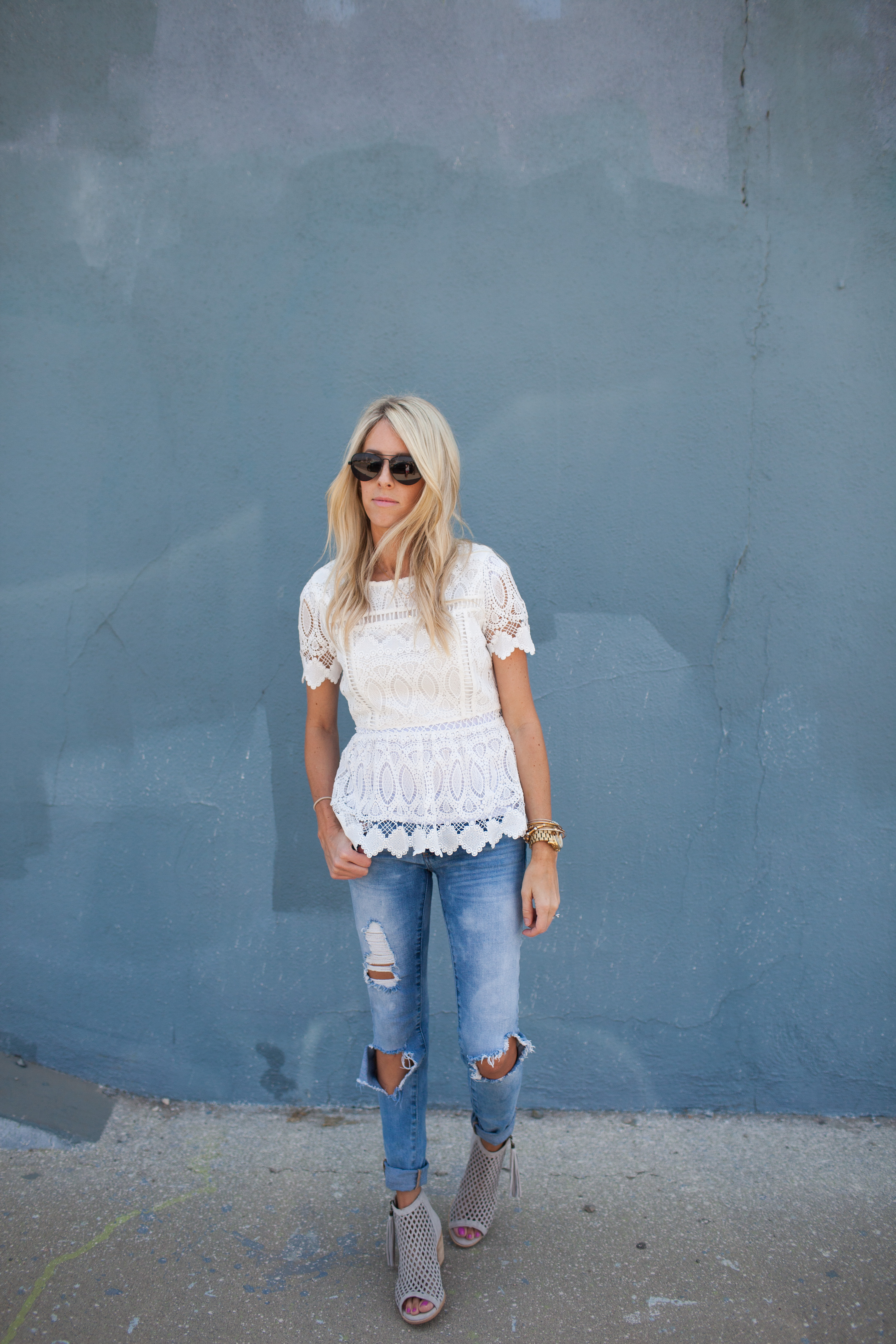 Kailee Wright_Floral Lace Top_Nordstrom