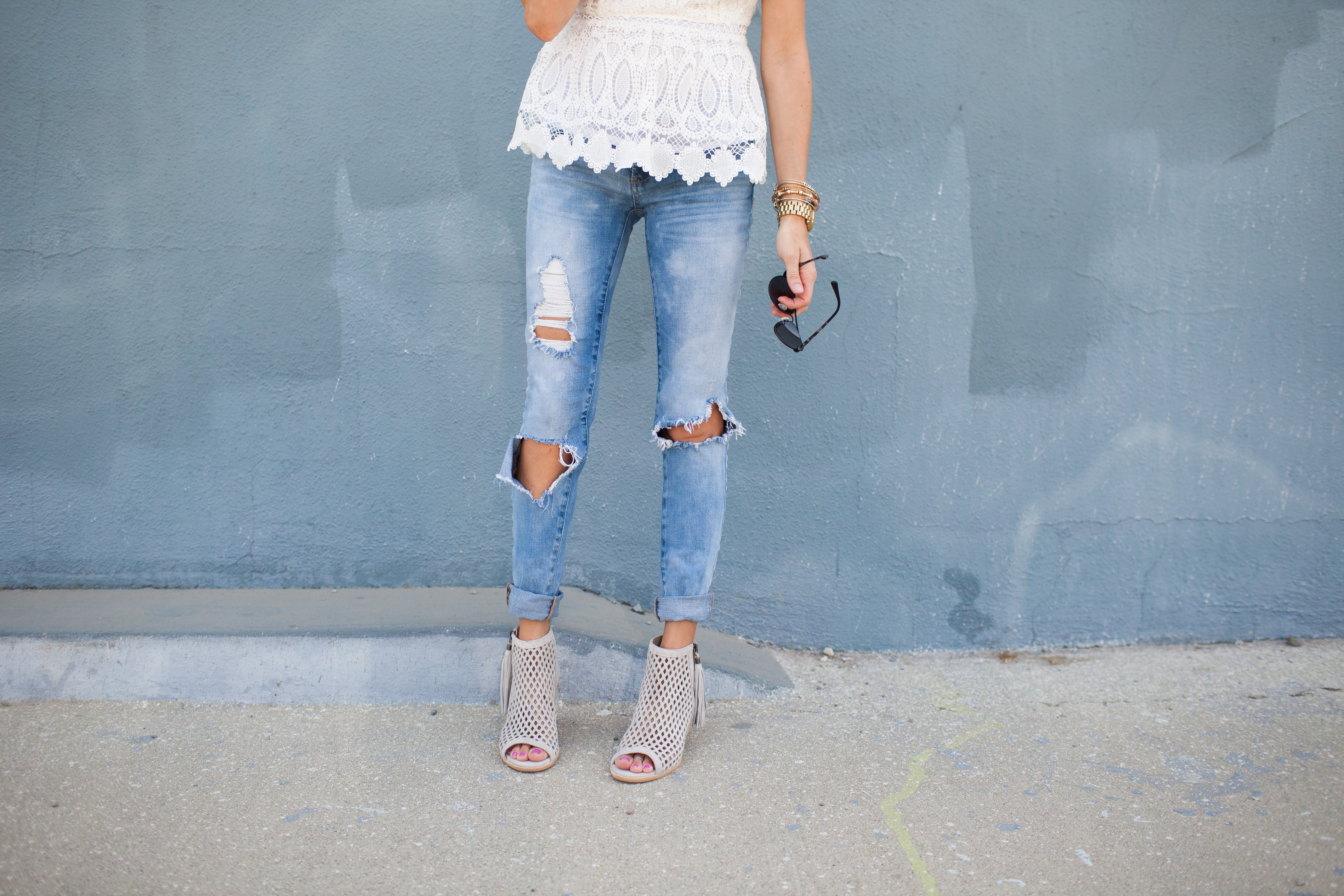 Kailee Wright_Floral Lace Top_Nordstrom