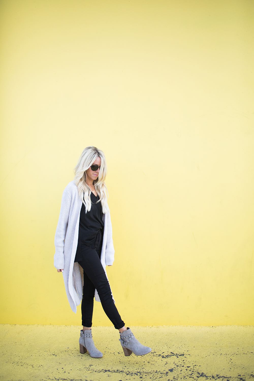 Kailee Wright_Nordstrom Anniversary Sale_Grey Cardigan