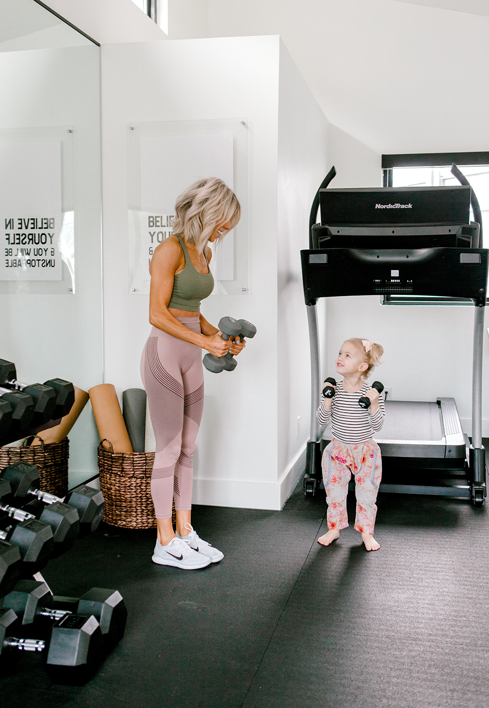 Kailee Wright Workout room