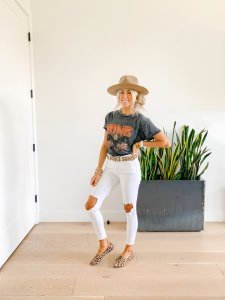 kailee wright ways to style a graphic tee