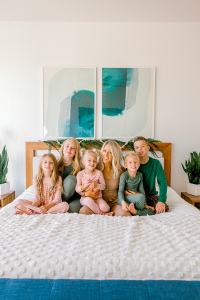 Kailee Wright family pajamas