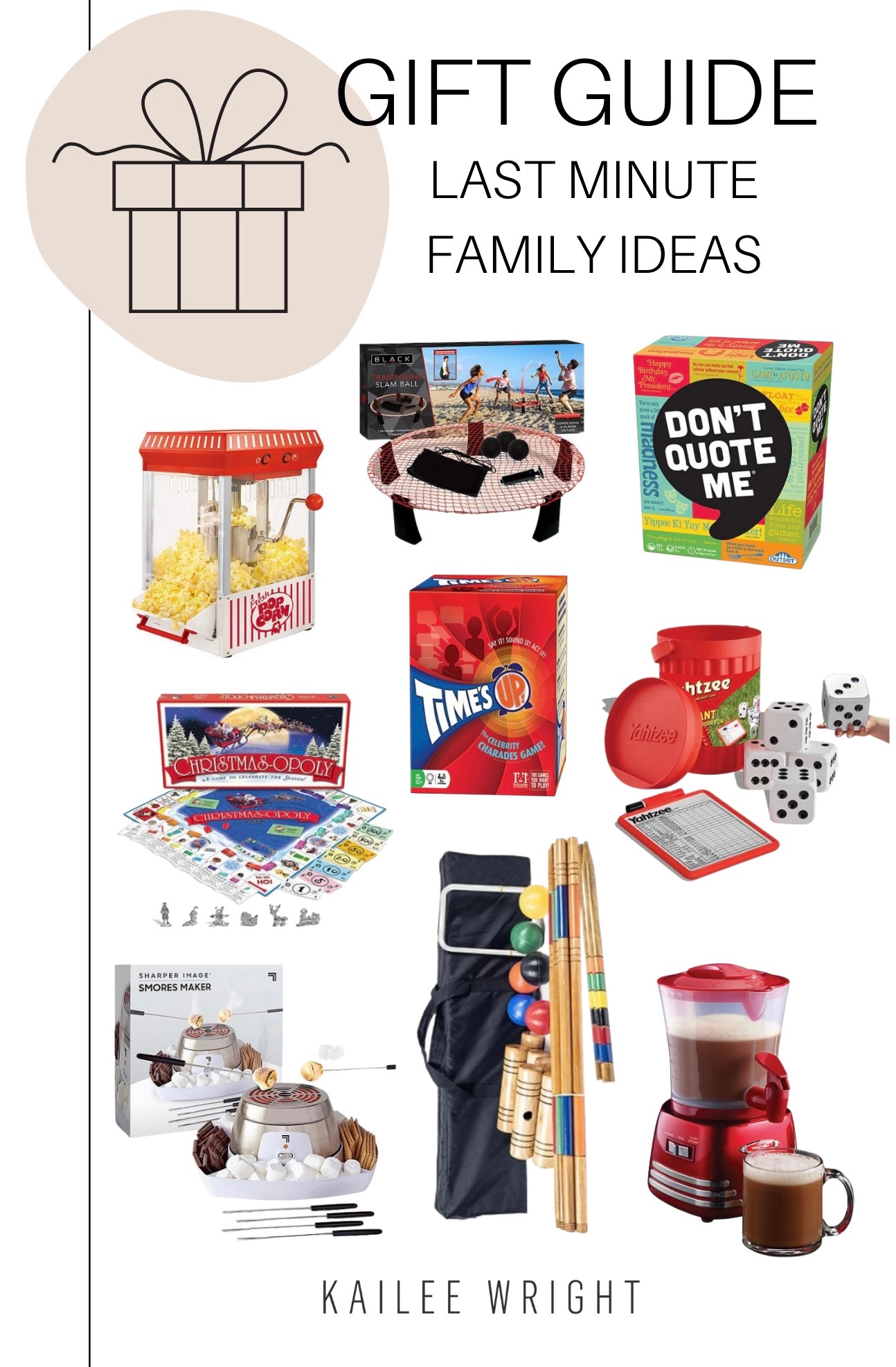 Last Minute Family Gift Ideas - Kailee Wright