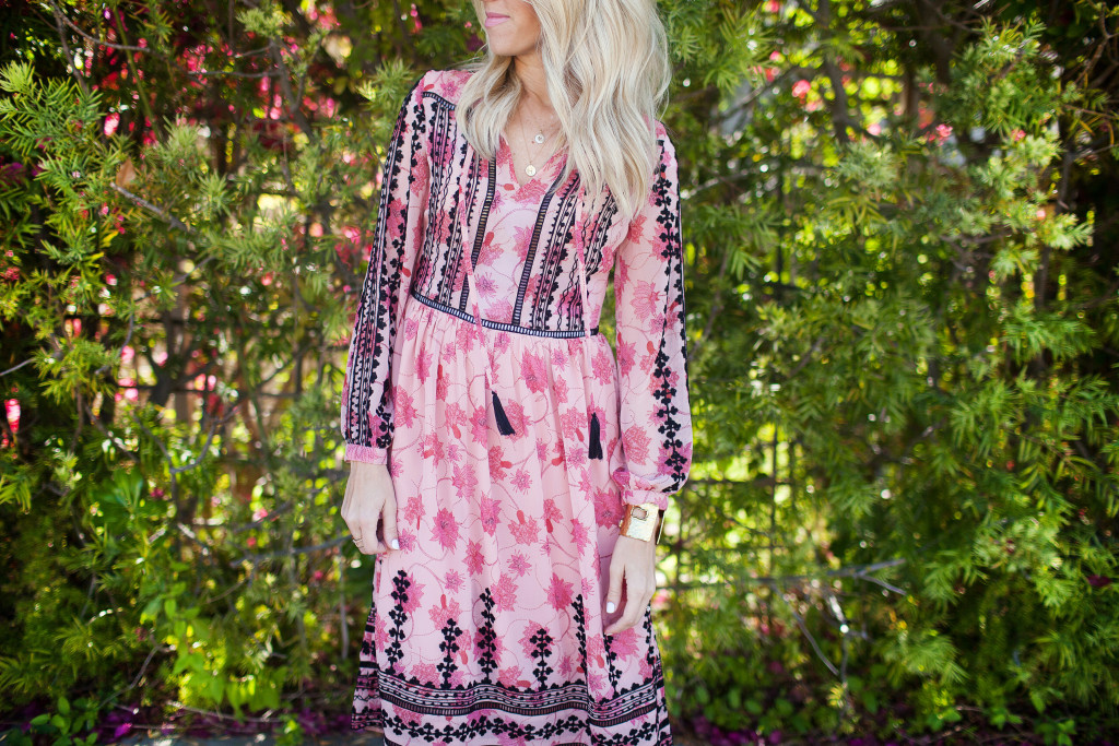 topshop pink embroidered dress Topshop Women's Pink Floral Embroidery Dress Size 10