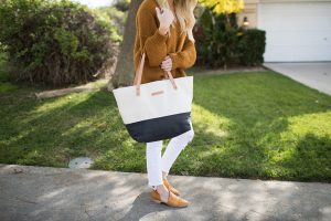 Kailee Wright_Burnt Orange Sweater