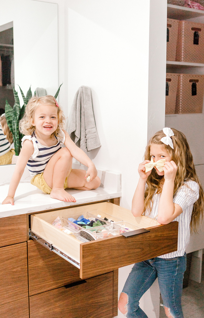 3 Tips to Simple Bathroom Organization for Kids - Kailee Wright