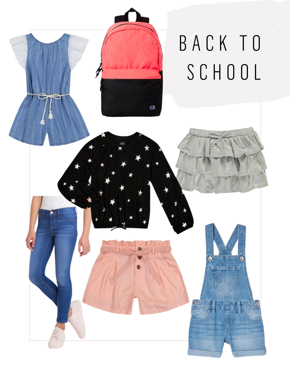 kailee wright walmart back to school clothes