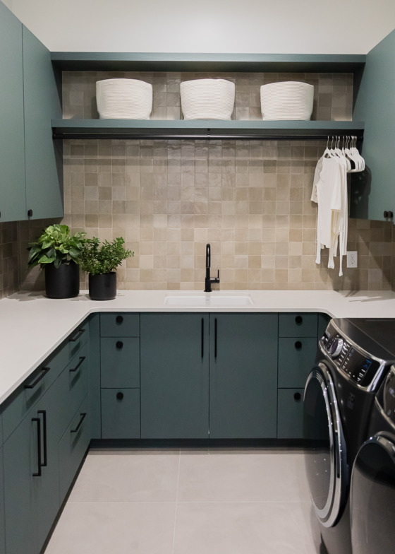 Our Home: Laundry Room, Mudroom, + Powder Bath